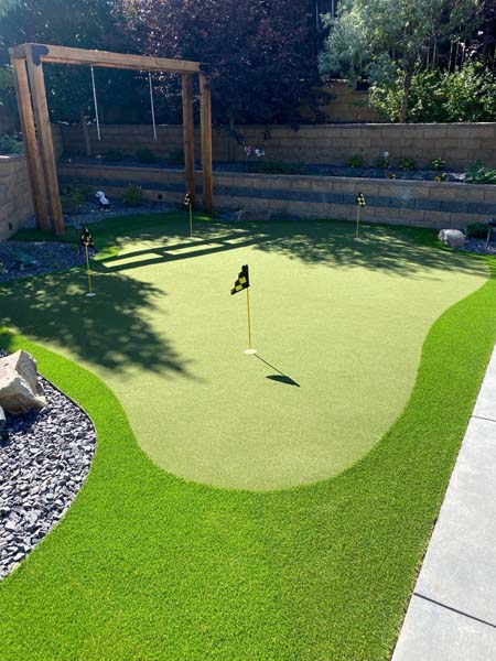 Putting Green 1 nice landscaping